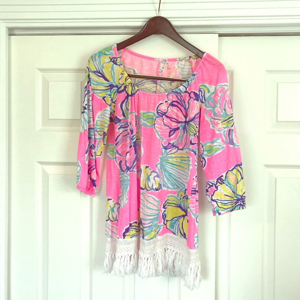 Lilly Pulitzer off the shoulder tunic